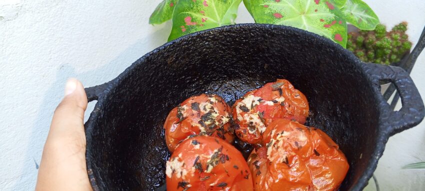 receta de tomates caramelizados salados