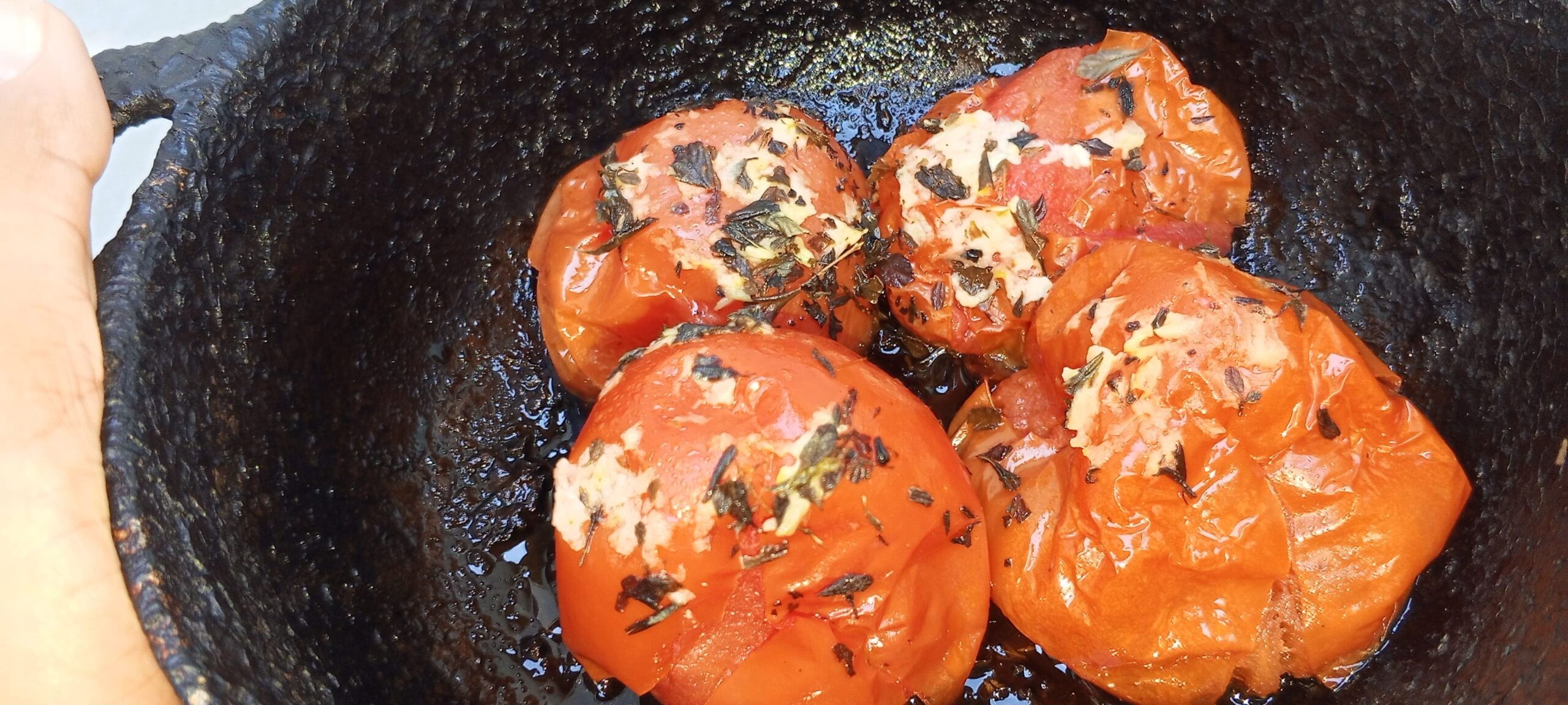receta de tomates caramelizados lista